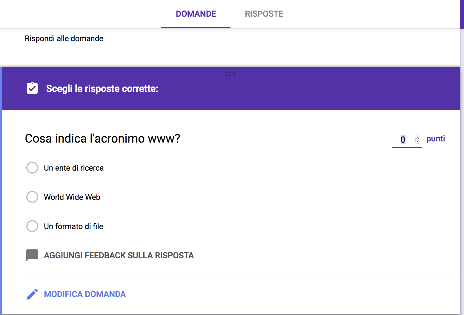 Creare Quiz Con Google Moduli - Salvo Amato